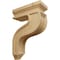 Ekena Millwork 4"W x 8 1/2"D x 13"H Hollow Back Corbel, Cherry COR04X08X13HACH - alternate 1
